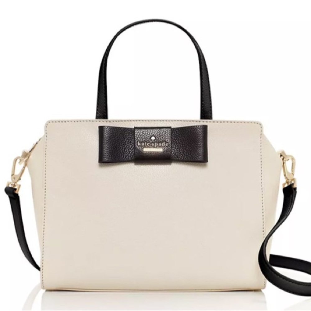 KATE SPADE JULIA STREET CAMPLIN BLACK/CREAM ♠️